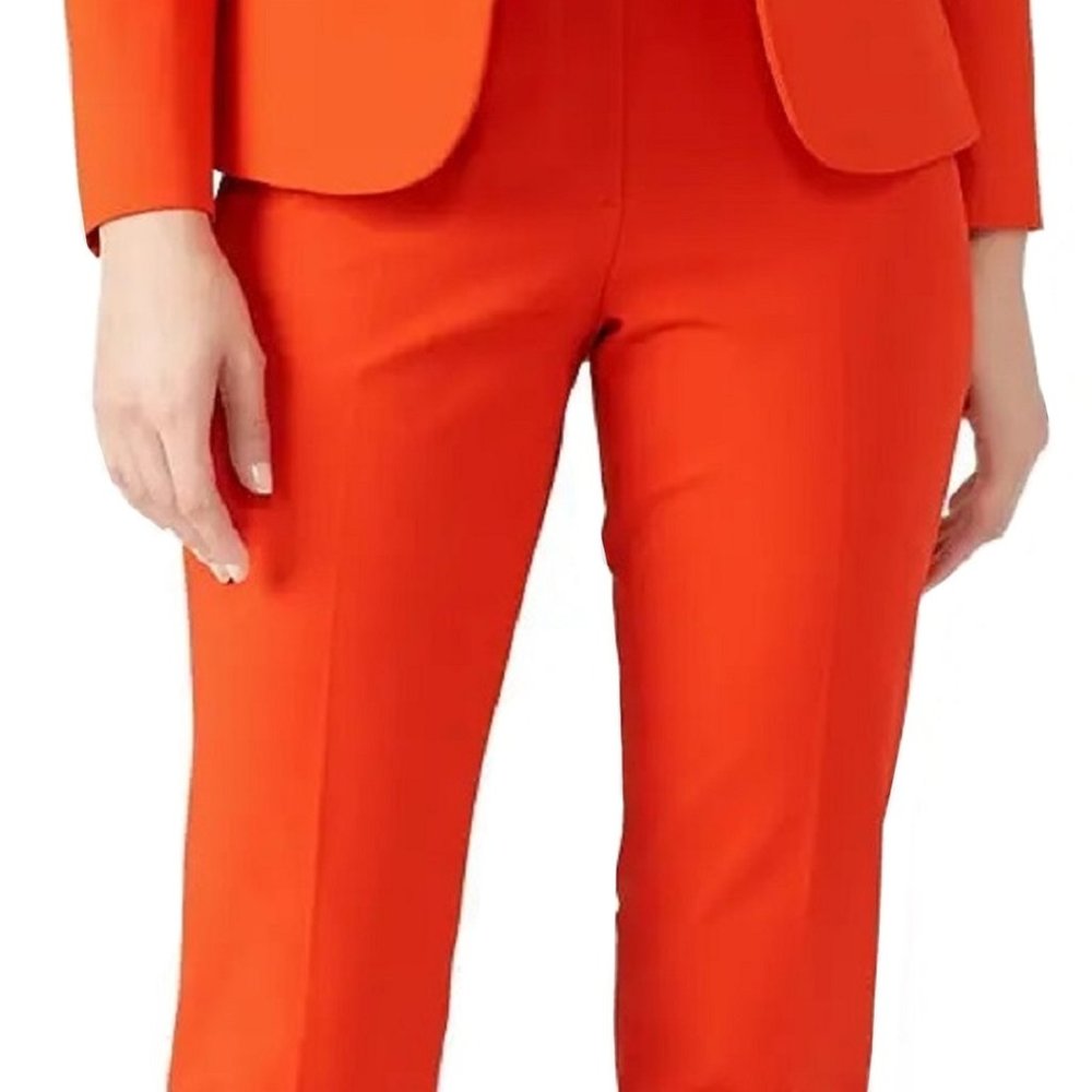 Theory Women's Classic Skinny Fire Opal Double Stretch Pants Size 12